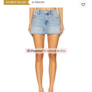 BLANKNYC Denim Skirt in ROG Rose Garde